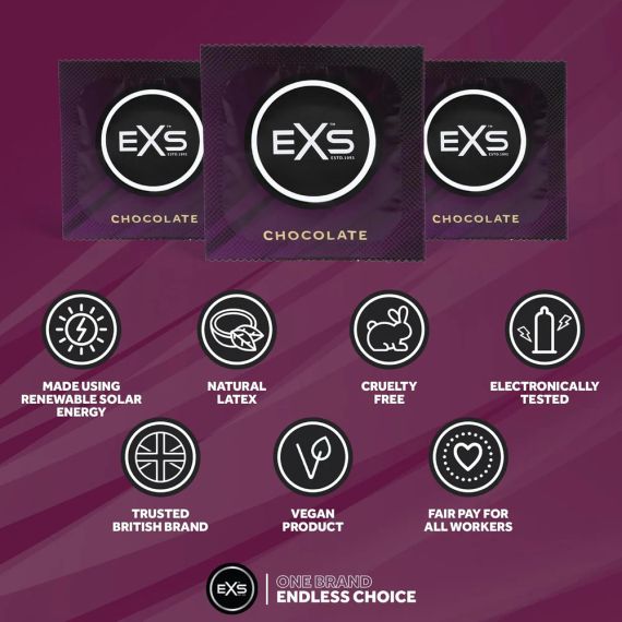 Презерватив - EXS Chocolate Flavour Condom, 1 шт. | Зображення 3