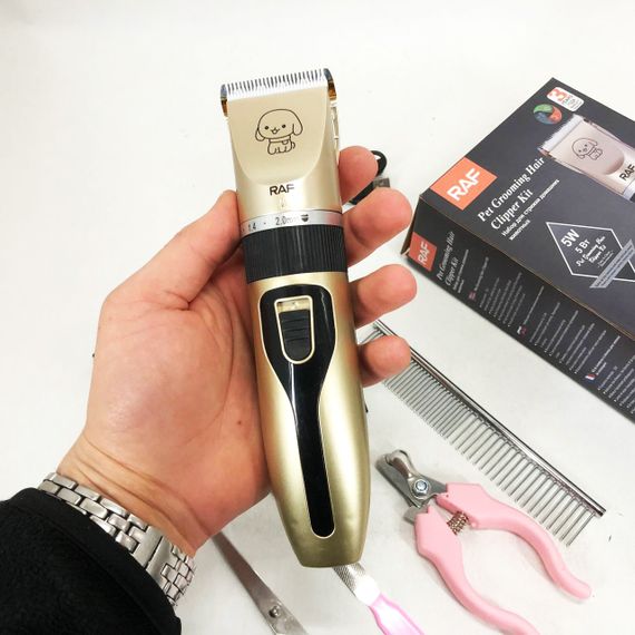 Якісна машинка для стрижки собак, Машинка тример для стрижки тварин з насадками Тример грумінгу DB-46 | Зображення 9