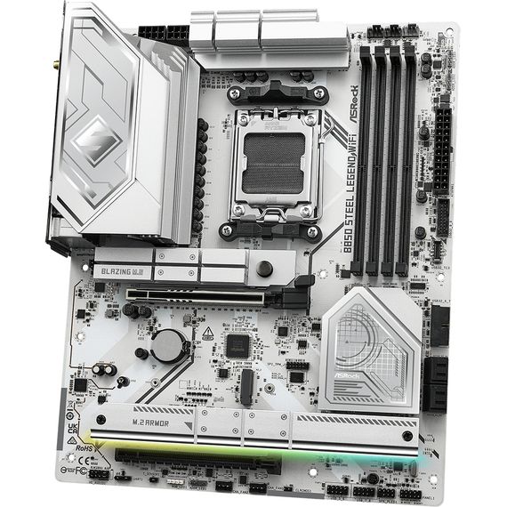 ASRock B850 Steel Legend WiFi (AM5/B850, 4*DDR5, 2xPCIex16, HDMI, 4xSATA,4xM.2, 2.5GLan, ATX) | Зображення 5