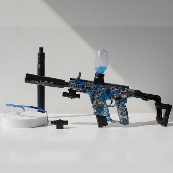 Автомат на гідрогелевих кульках (орбізах) Gel Energy Graffiti Blue | Зображення 4