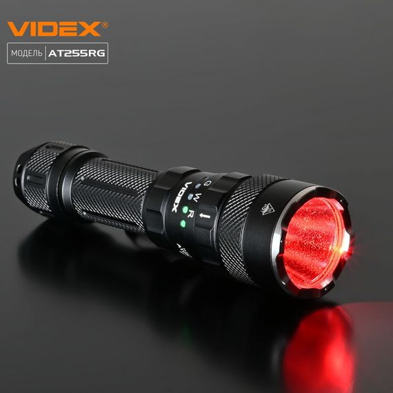 Ліхтарик VIDEX VLF-AT255RG 2000Lm 5000K, до 550 м, підствольний, з білим, червоним і зеленим світлом | Зображення 7