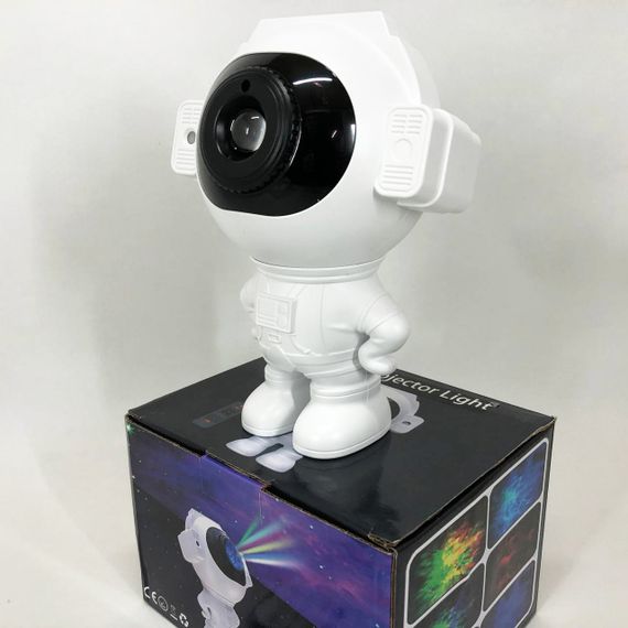 Світильник космонавт 3d проектор, Світильник зоряне небо на стелі, Нічник проектор зоряне небо IO-79 | Зображення 5
