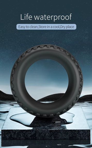 Ерекційне кільце Crazy Bull - Merritt Super Soft Silicone Cock Ring, BI-210244 Sex Aura | Зображення 3