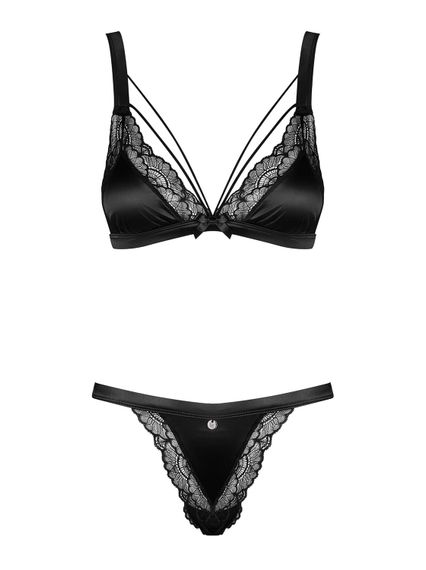 Комплект Obsessive Eloissa set Чорний S/M | Зображення 2