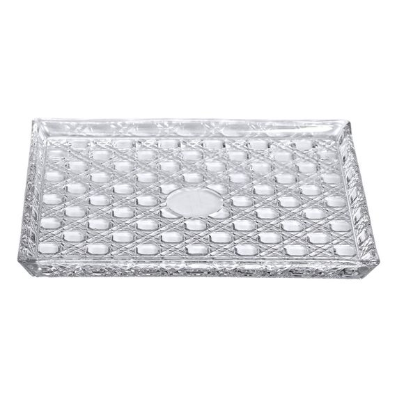 Блюдо для закусок Lirmartur стеклянное 24,5*20,5*2 см HP-YH-38 | Зображення 1