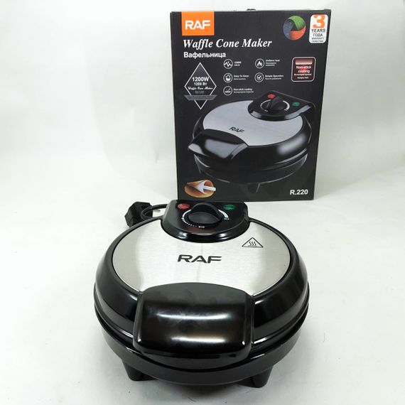 Качественная бытовая вафельница RAF, Бюджетная вафельница для пышных вафель LU-85 | Зображення 4