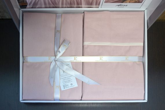 Постельное белье First Choice Ranforce Deluxe 200 х 220 см Alisa Powder | Зображення 3