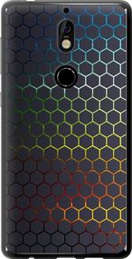Чехол на Nokia 7 Переливающиеся соты "498u-1367-17620"