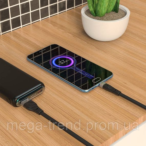 Кабель Hoco Micro USB Angel silicone charging data cable X53 |1m, 2.4A| | Зображення 3