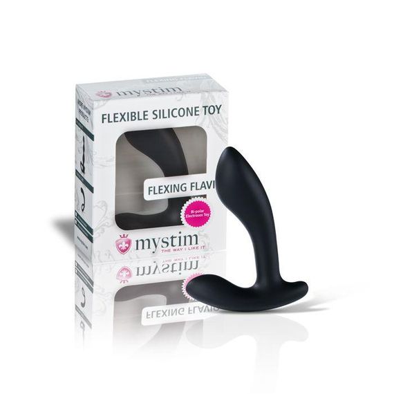 Масажер простати Mystim Flexing Flavio з моделюванням форми для електростимулятора, діаметр 3 см Sex Aura | Зображення 4