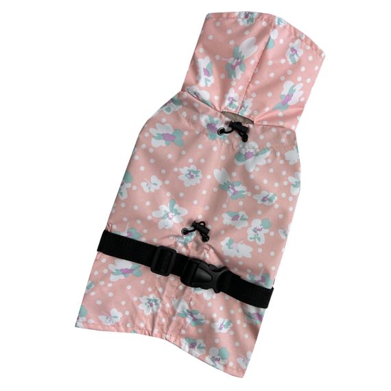 Дощовик плащ квіточки персик 3 | Зображення 1