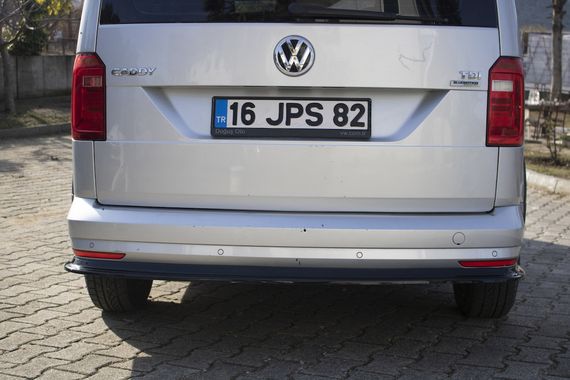 Задня лип накладка (ABS) для Volkswagen Caddy 2015-2020 рр | Зображення 4