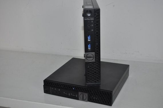 Неттоп Dell OptiPlex 3046 Micro USFF / Intel Core i5-6500T (4 ядра по 2.5 - 3.1 GHz) / 16 GB DDR4 / 500 GB SSD / Intel HD Graphics 530 / Блок питания / Windows 11 Pro б/в + Подарунок USB-накопичувач 32 ГБ | Зображення 3