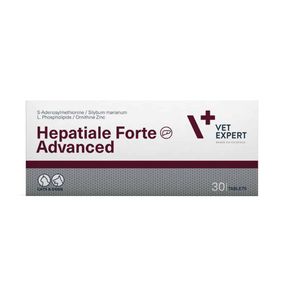 Vet Expert Hepatiale Forte Advanced Харчова добавка для підтримання та захисту функцій печінки у котів і соба