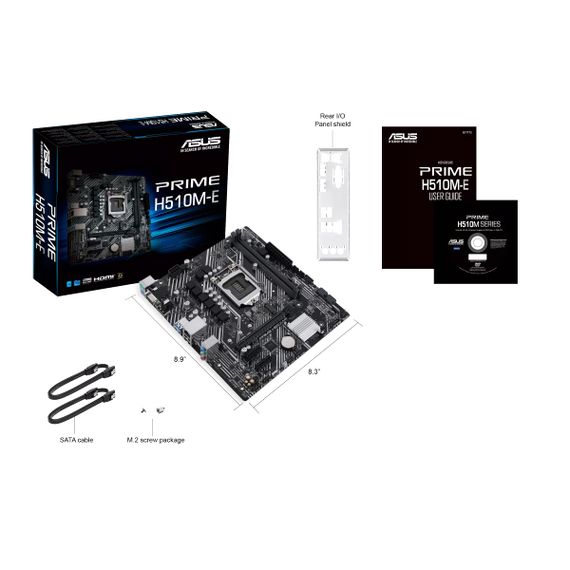 Материнcька плата ASUS PRIME H510M-E s1200 H510 2xDDR4 HDMI DP VGA mATX (90MB17E0-M0EAY0) | Зображення 5
