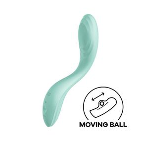 Вибратор с подвижным шариком Satisfyer Rrrolling Pleasure для точечной стимуляции точки G, мятный Sex Aura