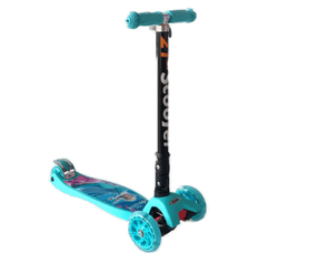 Самокат трехколесный "Scooter" Frozen Голубой