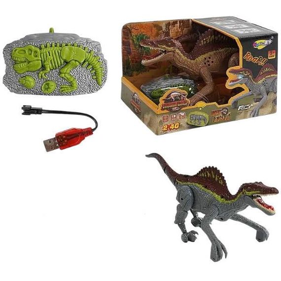 Динозавр интерактивный NY 058 A Серый