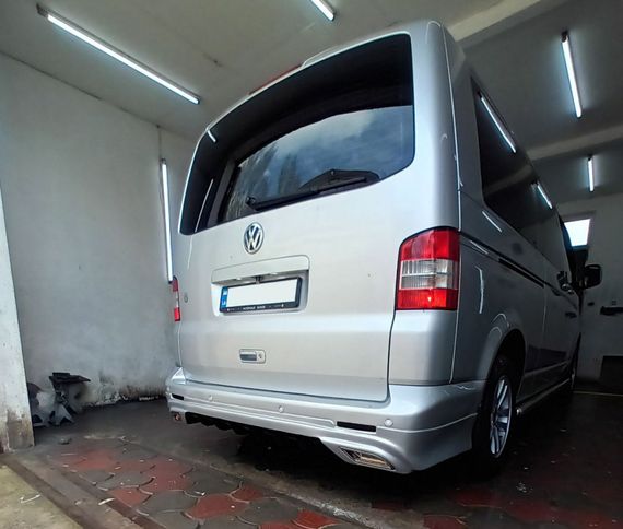 Задня нижня накладка Sport 2 (під фарбування) для Volkswagen T5 Transporter 2003-2010 рр | Зображення 9