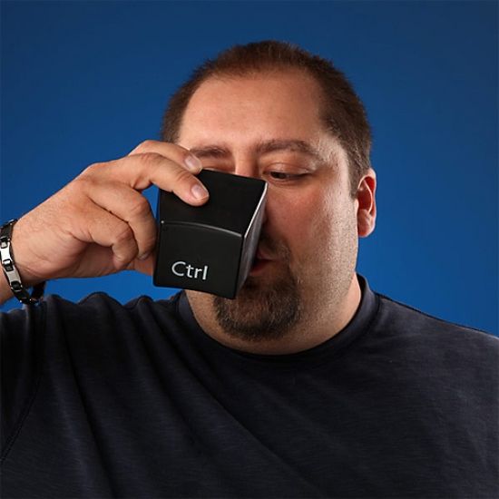 Оригінальні чашки Ctrl Alt Del (Чорні) | Зображення 4