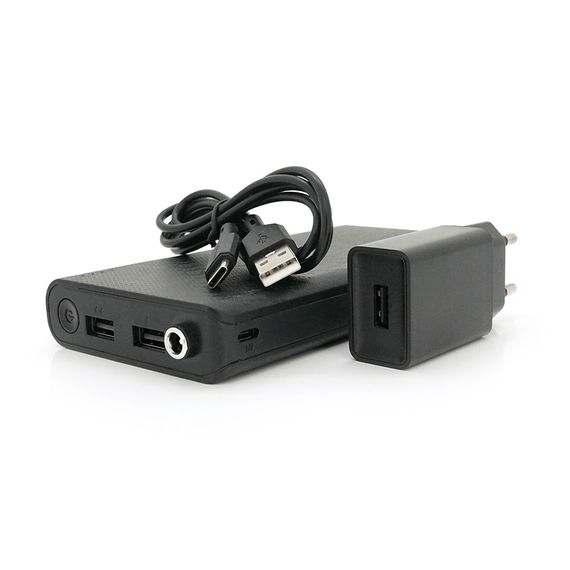 ДБЖ UPS-24W DC1024P для роутерів, Output: USB 5V/2A, DC9V,2.7A/12V,2A, 14000mAh(7*2000mAh), 155х75х23мм, 460грам, Black, BOX | Зображення 4