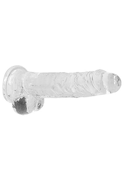 Фалоімітатор - Realrock Dildo 8" Transparent Sex Aura | Зображення 3