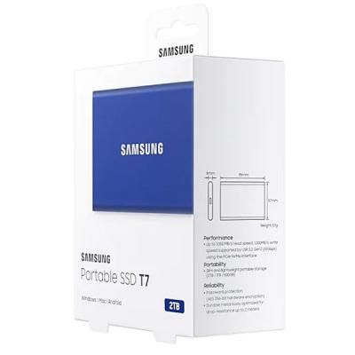 Накопитель SSD USB 3.2 2TB T7 Samsung (MU-PC2T0H/WW) (MU-PC2T0H/WW) | Зображення 9