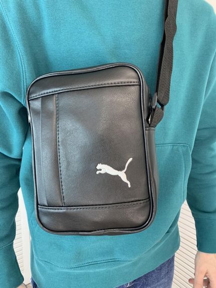 Мужская сумка через плече  Puma черная | Зображення 1