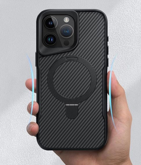Чохол Armor Bracket з MagSafe для iPhone 16 Pro Max колір Чорний | Зображення 2