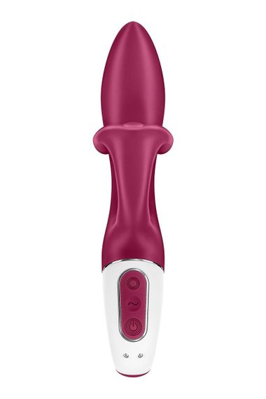 Вібратор-кролик із потрійним відростком Satisfyer Embrace me Berry, 2 мотори, діаметр 3,6 см | Зображення 4