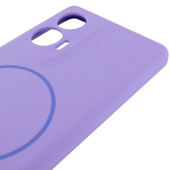 Чохол Silicone Cover Lakshmi Full Camera (AA) with MagFit для Motorola Edge 50 Fusion Бузковий / Dasheen | Зображення 3