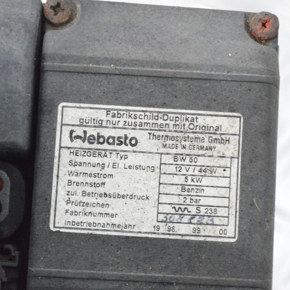 Автономний обігрівач Webasto Peugeot Partner 1996-2002 Обігрівач Вебасто Пежо Партнер 32736E 19989900 | Зображення 5