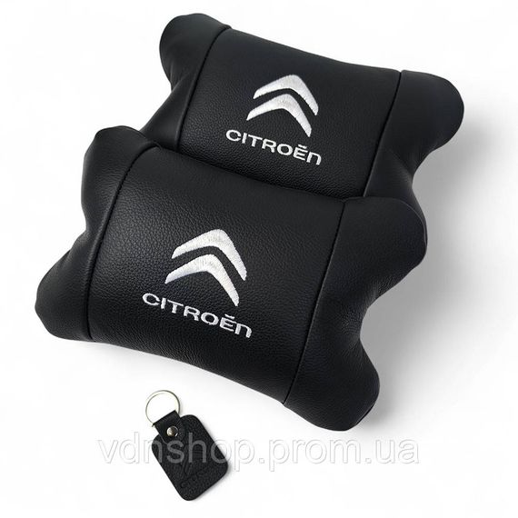 Подушка для підтримки голови Citroën, Подушка підголівник в подарунок, Подарунок водієві QK-39 | Зображення 4