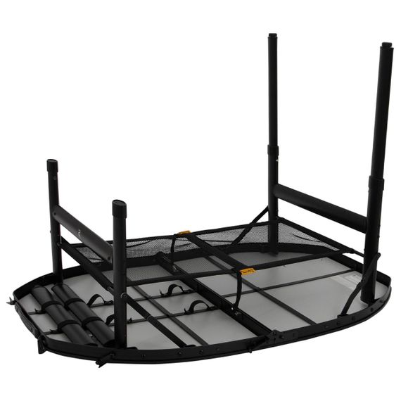 Стіл Bo-Camp Woodbine Oval 100x70 cm Black/Wood look (1404185) | Зображення 4
