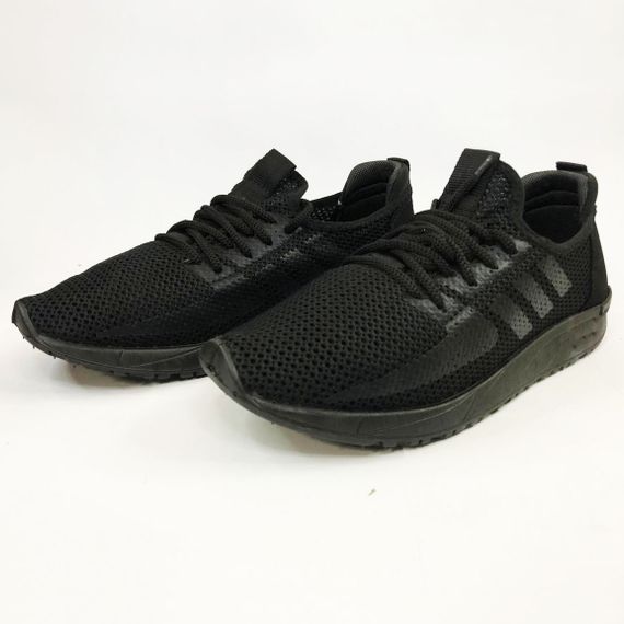 Кросівки з тканинним верхом із сітки 43 розмір. Літні кросівки сітка. Модель 67554. ZB-895 Колір: чорний | Зображення 7