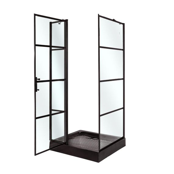 Душова кабіна INSANA Patricia 100x80x215 дрібний піддон 15 см | Зображення 2