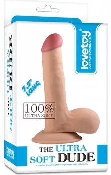 Фалоімітатор - The Ultra Soft Dude 7.5" Sex Aura | Зображення 6