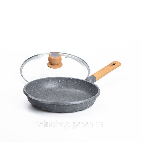 Алюмінієва сковорода 2,8 л з мармуровим антипригарним покриттям Ø 28 см сіра MGC HP-4-425G | Зображення 4