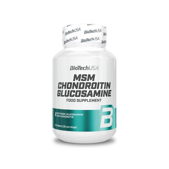 Для суглобів та зв'язок MSM Chondroitin Glucosamine BioTechUSA 60 таблеток