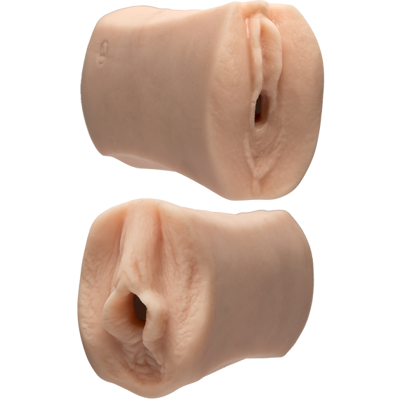 Мастурбатор двосторонній Doc Johnson Jessie Andrews / Julia Ann Ultraskyn, вагіна/вагіна