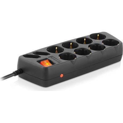 Сетевой фильтр питания REAL-EL REAL-EL RS-10 Protect, 3m, black (EL122300039) | Зображення 5