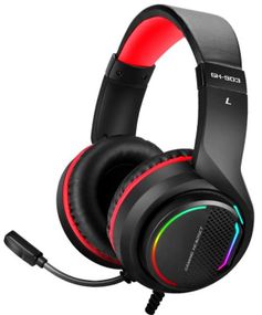 Игровые наушники Xtrike ME GH-903 для геймеров с микрофоном и RGB подсветкой проводные