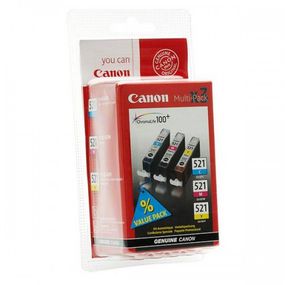 Комплект Canon No.521: Картридж Canon CLI-521 Bundle (C,M,Y) MP540/630 (2934B010)