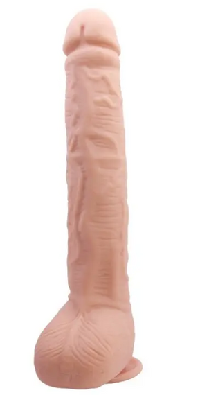 Фалоімітатор на присосці Baile Beautiful DICK 10.6" Flesh sexstyle | Зображення 2