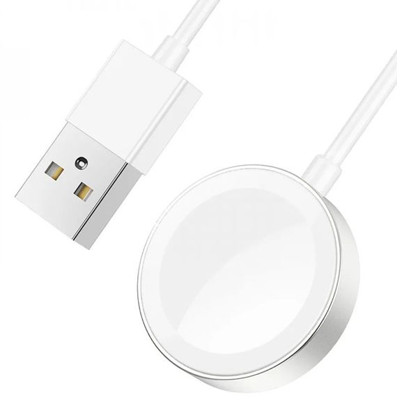 БЗУ Hoco CW39 Wireless charger for iWatch (USB) White | Зображення 3