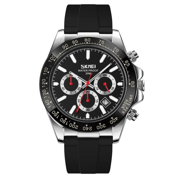 Годинник S2kmei 9275SIBK Silver-Black