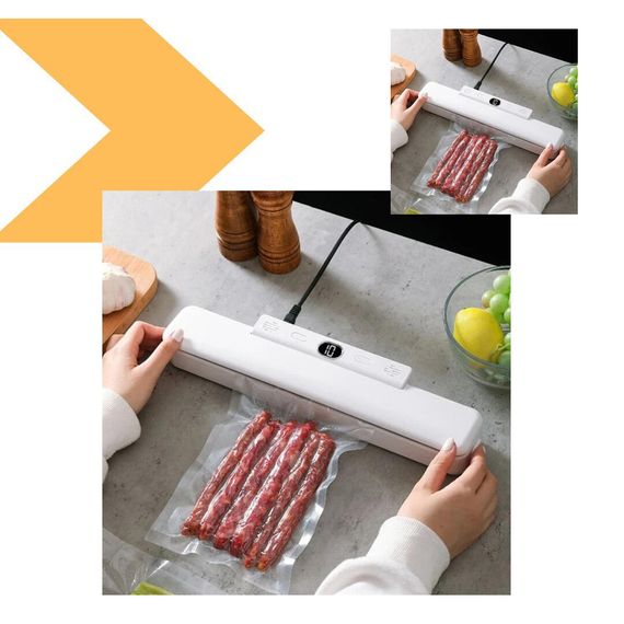 Автоматичний вакуумний пакувальник з цифровим екраном Food Saver 240V білий (47298-_371) | Зображення 1