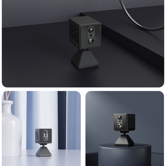 Wi-Fi мини камера видеонаблюдения Camsoy T9W3, до 55 дней работы с PIR датчиком движения, ночным видением, iOS/Android, FullHD 1080P | Зображення 6