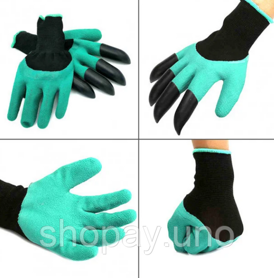 Рукавички пазурі для саду та городу GARDEN GENIE GLOVES | Зображення 1