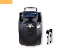 Портативна колонка XPRO SL-15-01 валіза 200Вт, USB, SD, FM радіо, Bluetooth, 2 мікрофони, ДК (41183-SL-15-01)